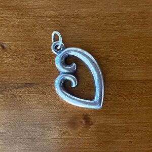 James Avery Mother's Love Heart Sterling Silver Pendant